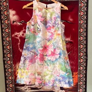 🗝️ DR Collection Watercolor Floral Shift Dress